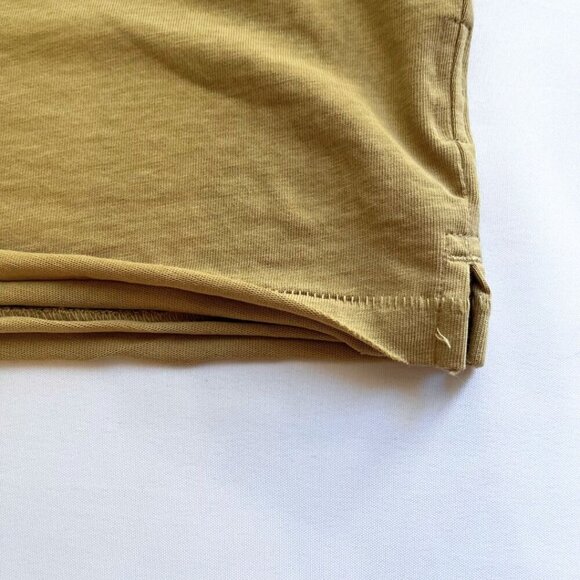 NWT RAG & BONE WOMEN'S KHAKI MIX MEDIA MUSCLE TOP - S - Picture 9 of 12